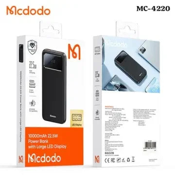 McDodo MC-4220 10000mAh 22.5W PD Power Bank McDodo MC-4220 10000mAh 22.5W PD Power Bank